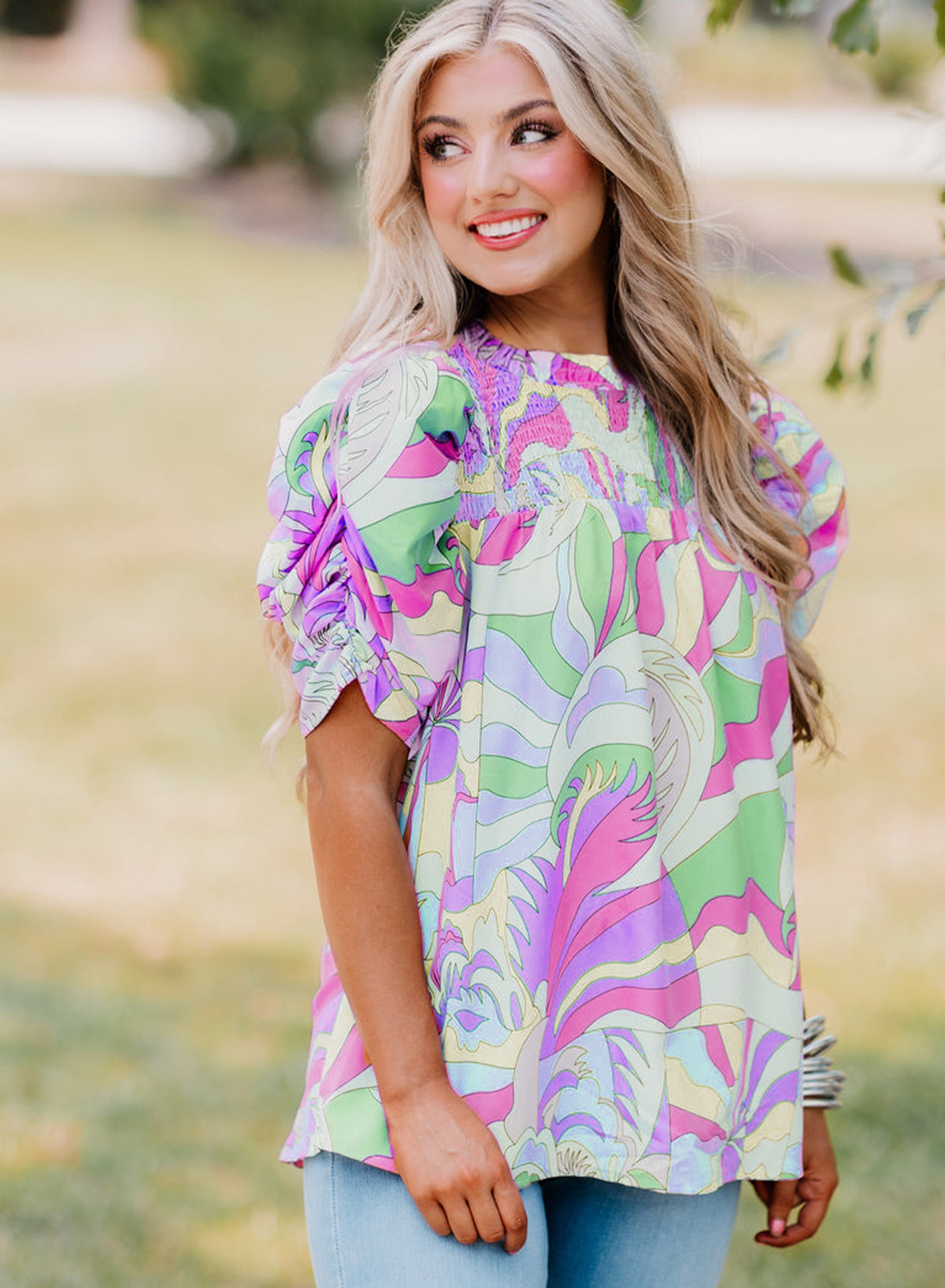 Garden Muse Statement Blouse