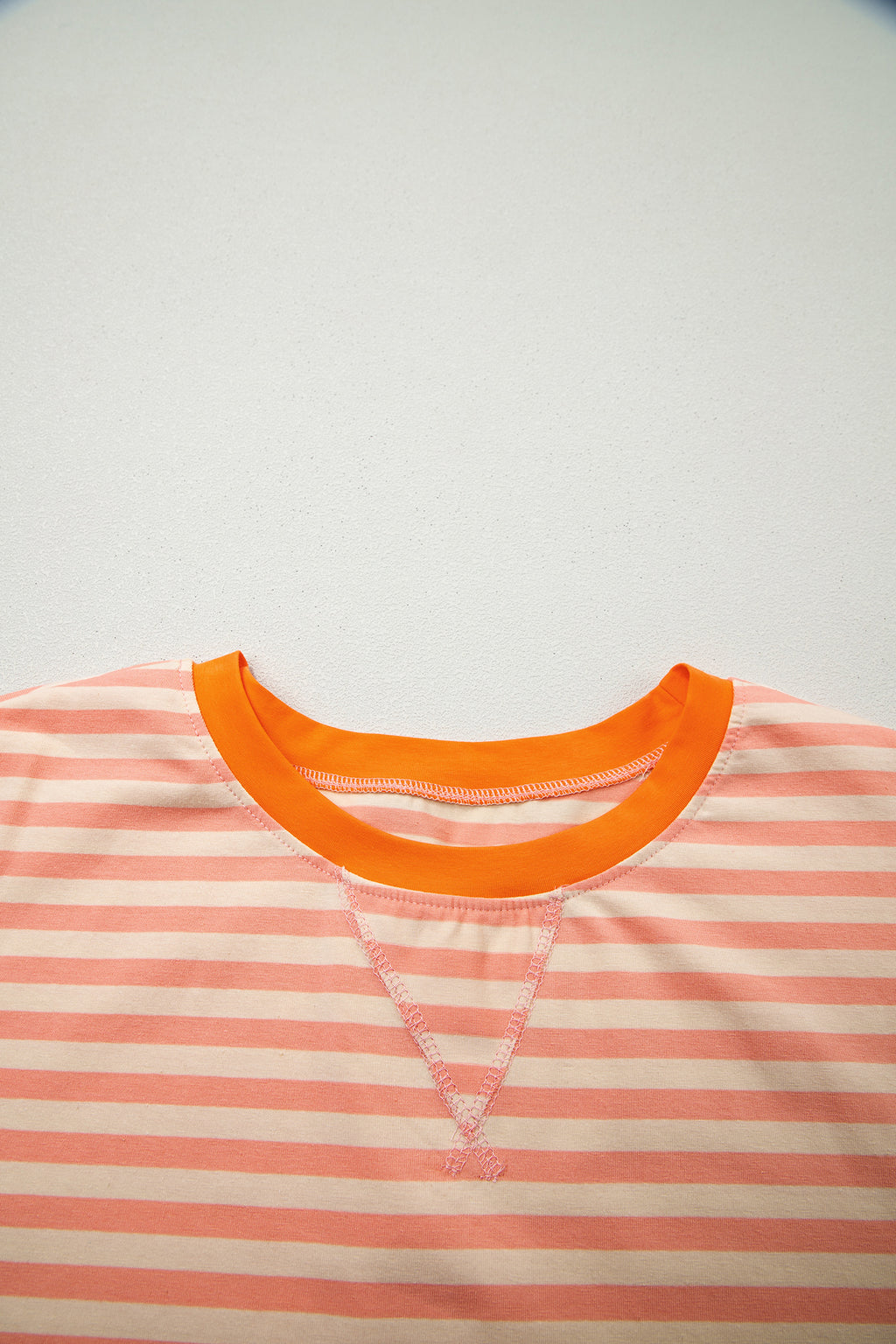 Blush Stripe Lounge Set