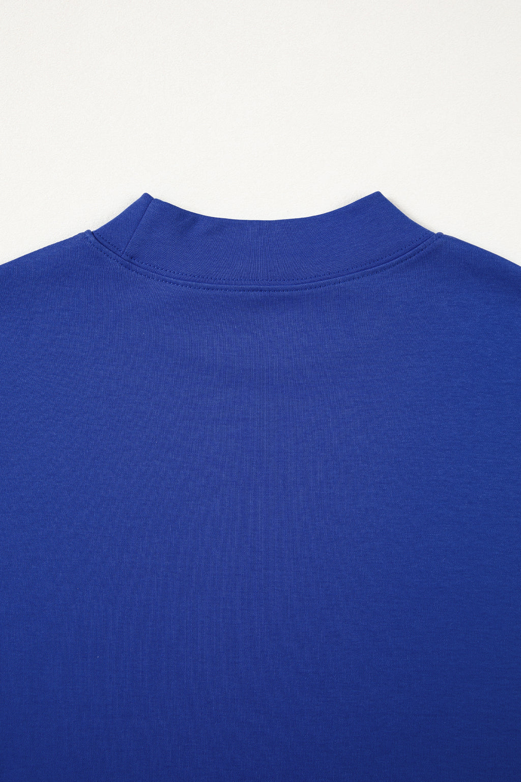 Sachet Pink Solid Color High Neck Oversize Tee